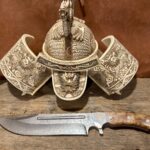 Bowie Saturday with a big hunk of Damasteel Bowie made by Frik Kruger #bowiesaturday