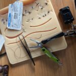 Suturing practice with my EDC!