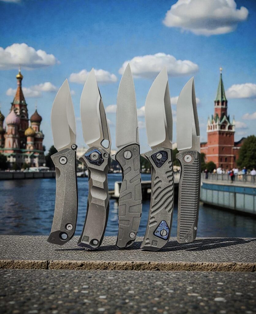 🇷🇺Russian Made*🇷🇺 Last but certainly not least is the Russian knife collection. Their design language has quickly become my absolute favorite. OEM for CKF is a wildly debated topic, but for the sake of argument and cuz this is just a silly internet post barely anyone will see, who cares! 😂
