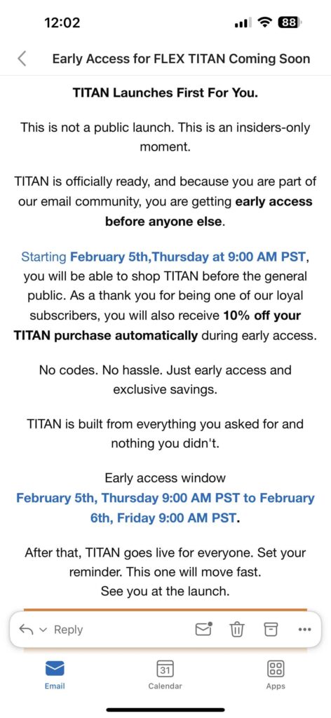 Roxon flex titan release date!