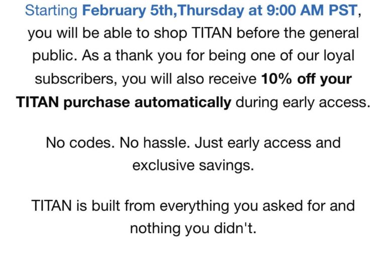 Roxon flex titan release date!