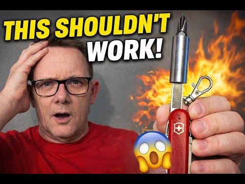 I Turned my Victorinox 58mm Into a Bit Driver! (Yes, Really) #victorinox  #swissarmyknife  #edc