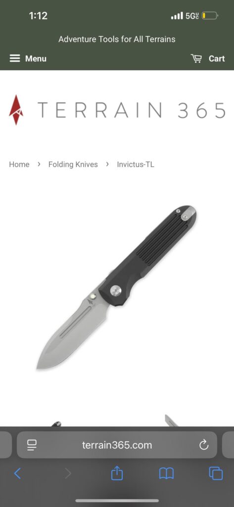Thoughts on this knife? (Terrain 364 Invictus-TL)