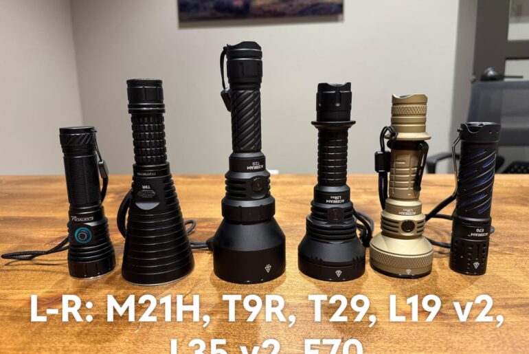 [NLD] Acebeam T29 - Comparisons & Beamshots