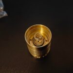 Convoy S2+ brass lighted switch and brass button mod step by step