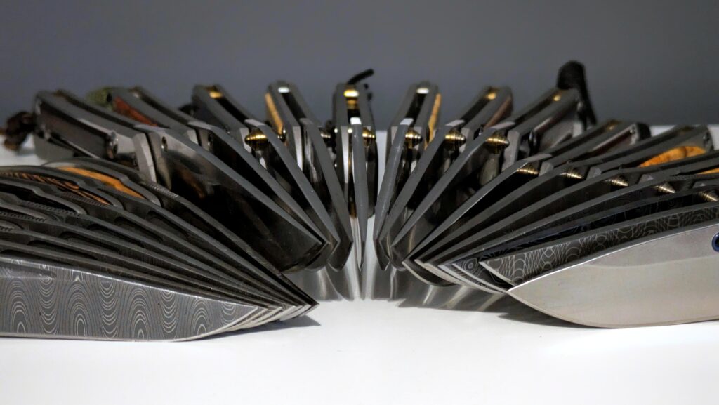 CRK Mnandi -> large Sebenza -> small Sebenza -> Ti-Lock