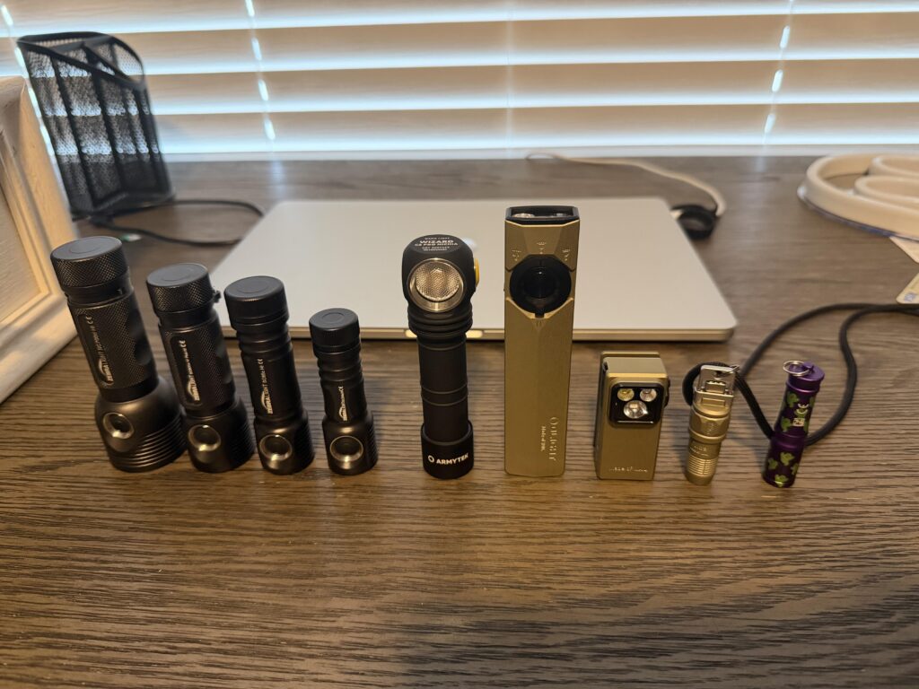 Recently got into flashlight light and wanted to share what I’ve got so far.