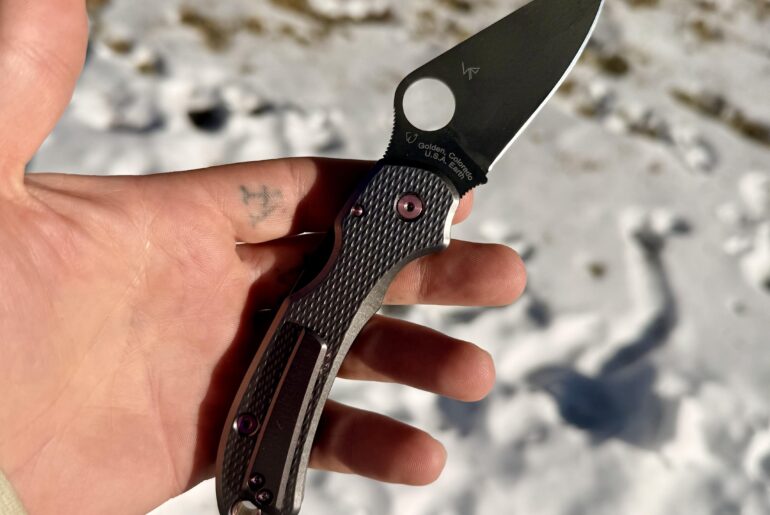 SPYDERCO Para3 AWT shadow chrome ✨