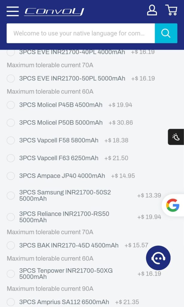 Astrolux WP3 and Convoy 3x21D questions