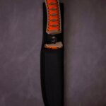 Orange ForestCamo Fixed Blade (Full Tang)