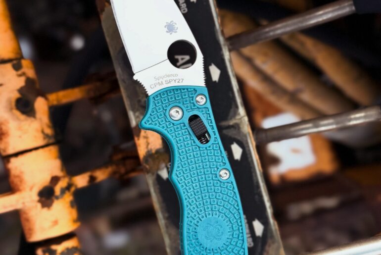 Finally got my Spyderco Manix 2 in CPM Spy27.