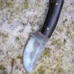 3-finger knife – XC75, stock removal, visible hamon & G10 handle