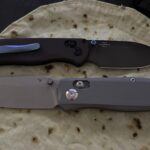 Today’s modest carry. Flytanium beef and a Kizer drop bear 2.