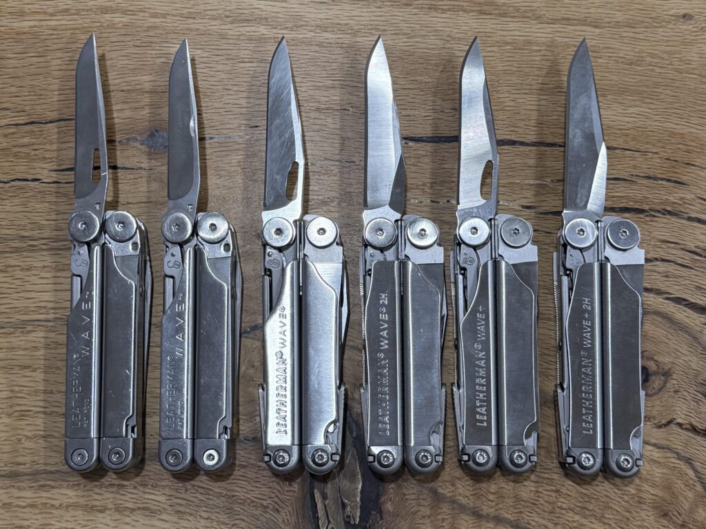 Each generation of the Wave with the 2H version of each.