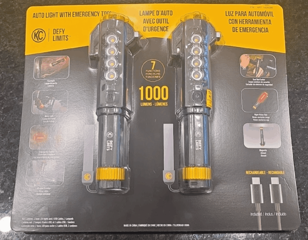 Can I still be a member in good standing if I bought these emergency auto lights at Costco?