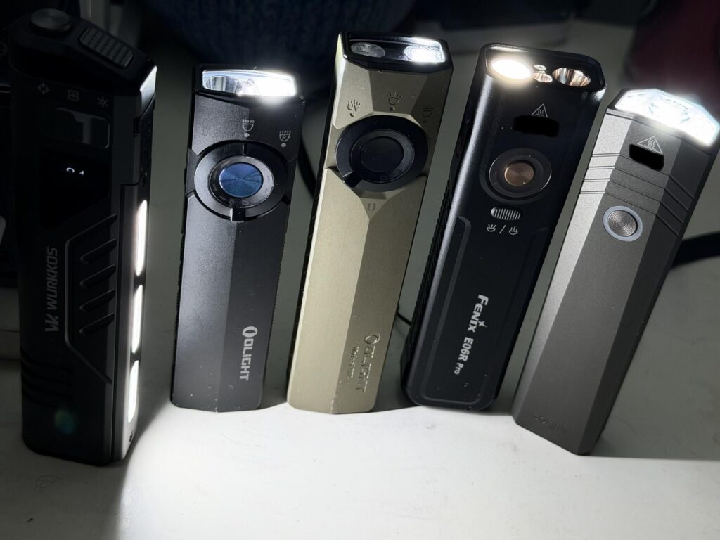 I have to come to the conclusion that these are my top 5 flat flashlights