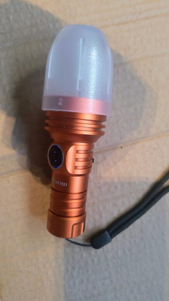 Wurkkos TS11 + Anduril + Diffuser Tip + Battery Charging