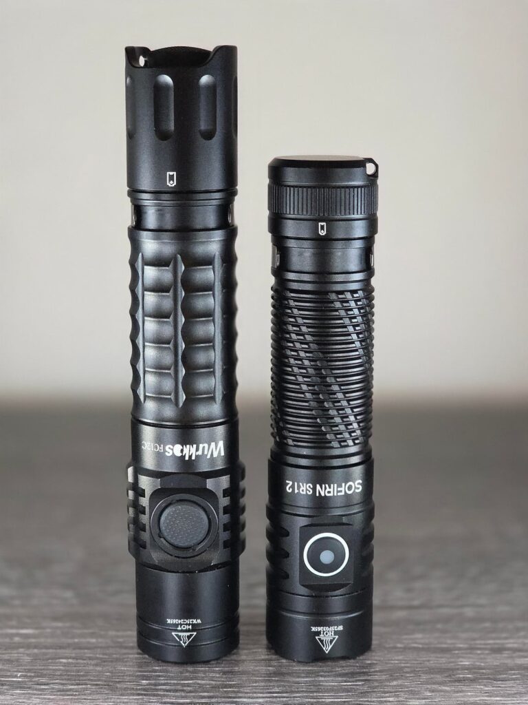 Sofirn SR12 SFT- 25R vs Wurkkos FC12C SFT40 with the beams.