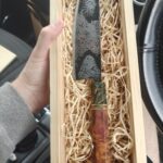 Hand Forged carbon steel knife I purchased.