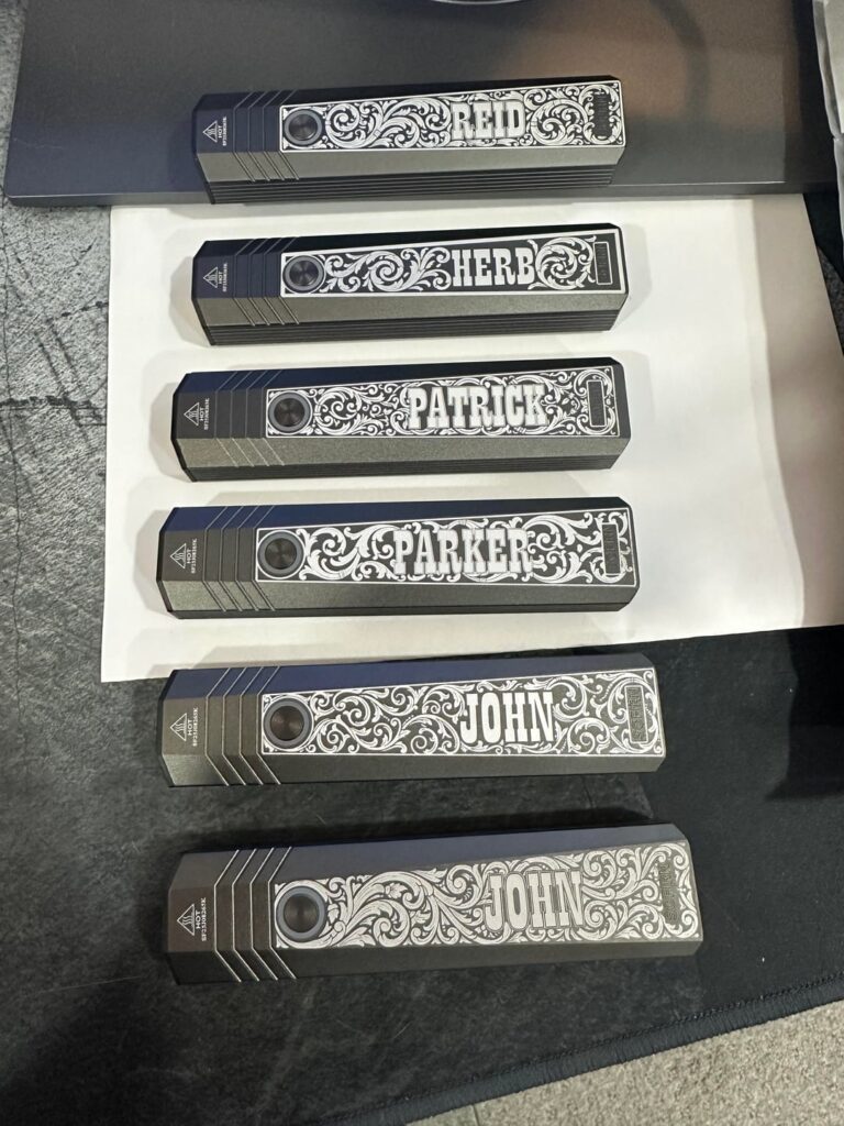 Update: Flashlights for Groomsman Gift Engraving