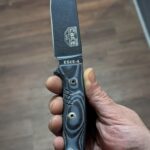 the extra belts for my mini belt sander finally arrived, now i can turn the esee 4 grip into the shape i wish it came stock with