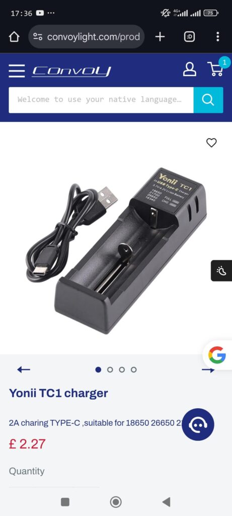 Hi guys, it's me again, you are maybe tired of me 🤣. I am not familiar with external charger, it is for Convoy L21B, I can see different chargers on Convoy website, different prices, which one you recommend? Is there charger better than other? Faster than others?I want to avoid buying the wrong one