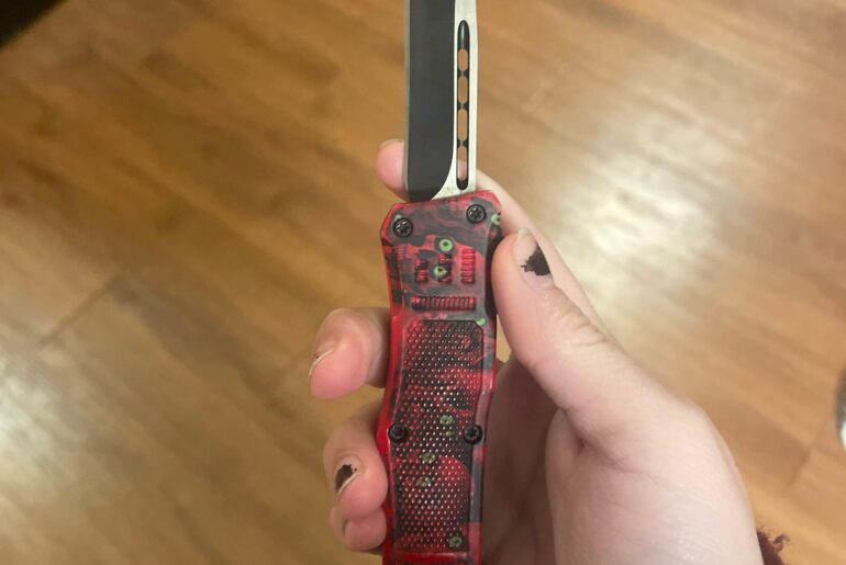 Cleaned my room a little too hard and found this knife I had like two years ago