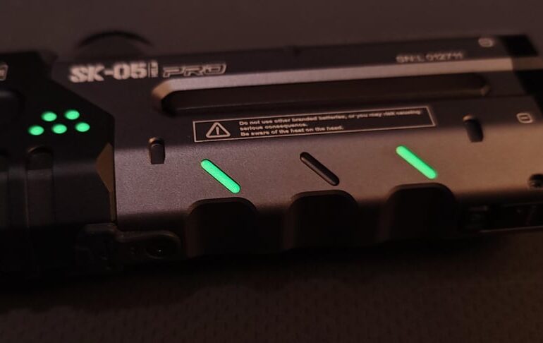 Jazzed up SK05 Pro with some GITD powder and resin