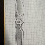 2.0 of my first knife design. Made some adjustments to make it more realistic. Liking it a lot