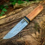 Damascus Knife made by Hellize Ironworks