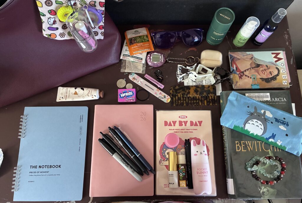 Weekly work bag clean out