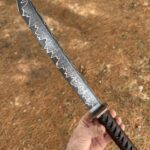 Modern spin on a wakizashi I just finished up.