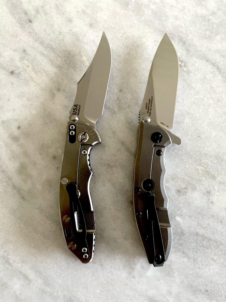 These knives remind me of my wife, very well built, for hard use.