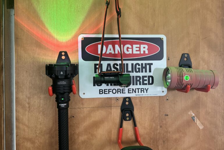 Don't forget your flashlight