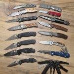 Spiderco and leatherman and others