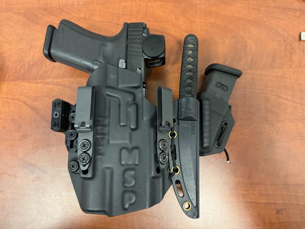 Tier 1 holster and CRKT match made in heaven