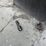 Saw this lonely guy on the sidewalk in Manhattan