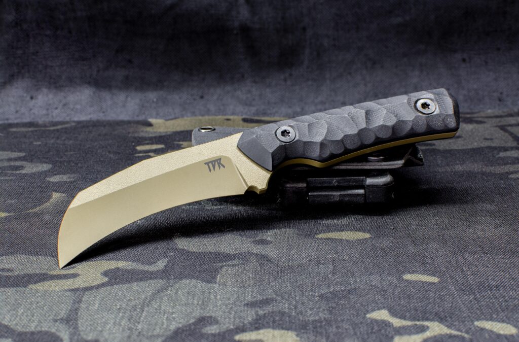 I like simple. CPM 4V, black G10 and Coyote Cerakote