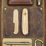 Ash wood scales on the Victorinox Spartan!