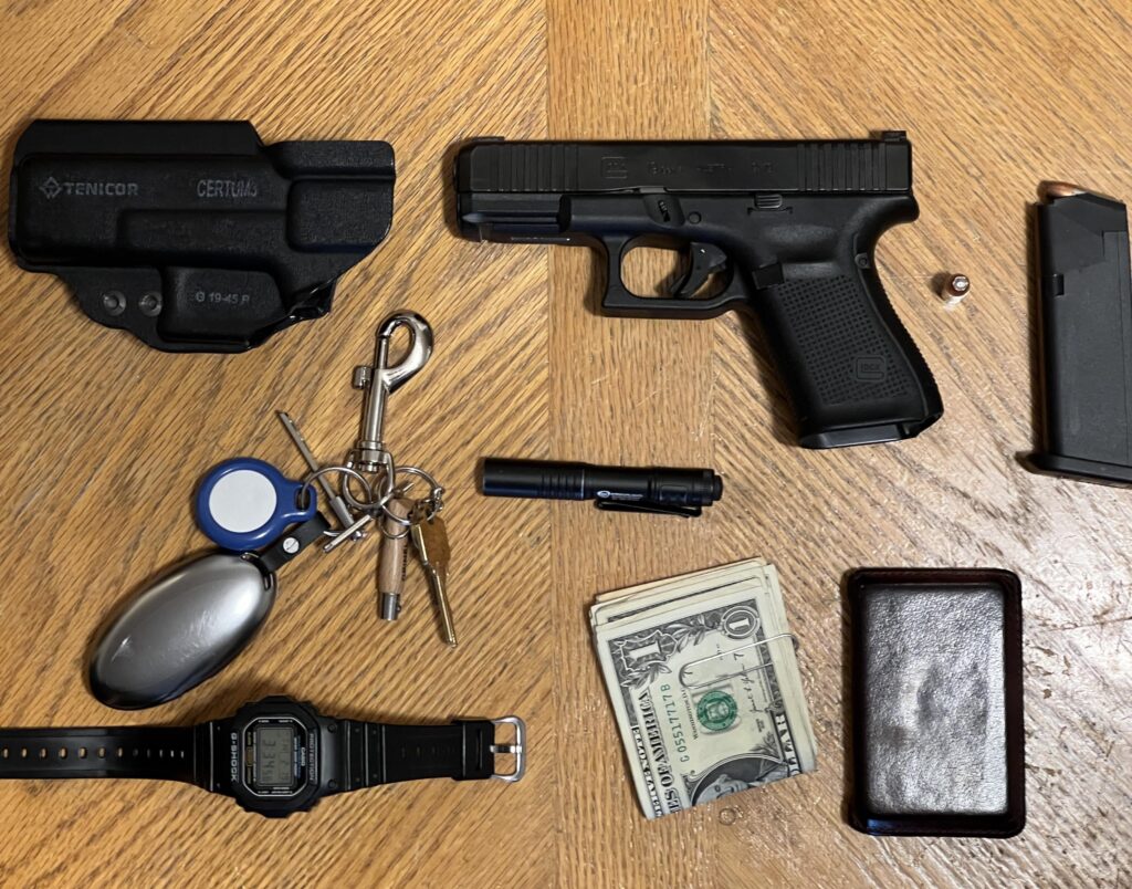 Stuff I carried today