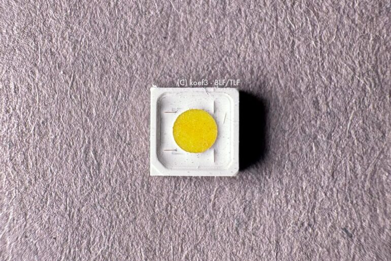 LED test / short review - Luminus SFT-25R-WG 5700 K 90 CRI