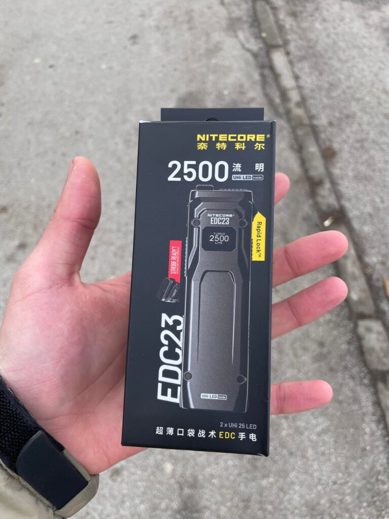 My new flashlight-Nitecore EDC 23