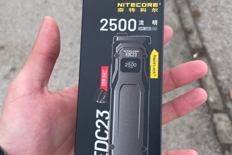 My new flashlight-Nitecore EDC 23