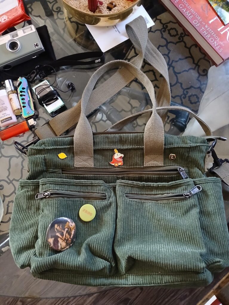 This is my everyday bag. I'd love to read any assumptions based on what y'all see.