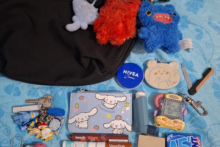 I carry this bag with me everywhere. What does it say about me?