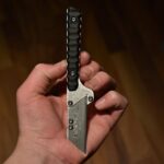 I made a fixed blade utility knife prototype from stainless steel
