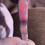 Titanium pocket clip I anodized