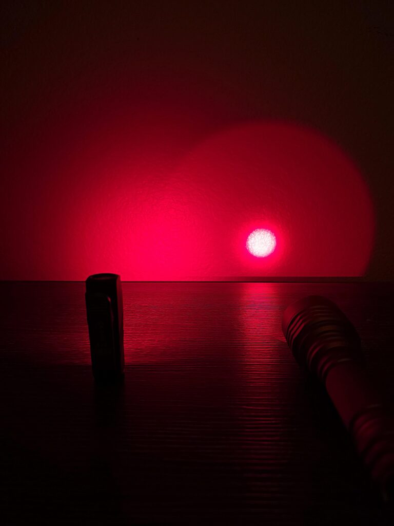 SST-20-DR 660nm deep red LED compared to the Sofirn ST10 deep red.