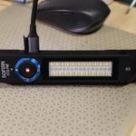 The high-brightness side light is pretty good, with minimal flickering.