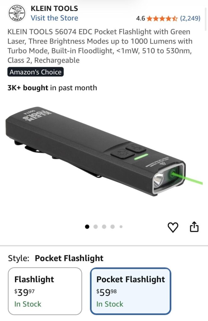 Anyone own this? Never knew Klein made edc style flashlights. Is it a great light for people that actually use there stuff or hot garbage piggybacking off Klein’s great reputation with hand tools?